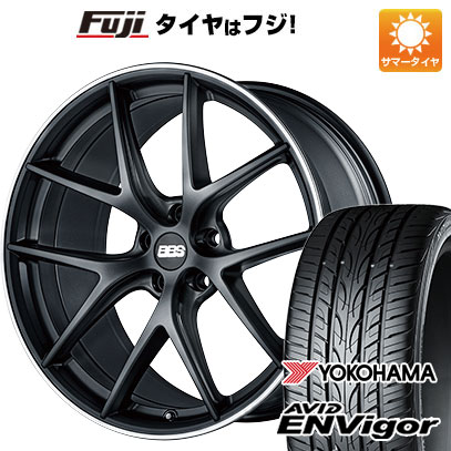【新品国産車用5穴114.3】 夏タイヤ ホイール4本セット 235/55R19 ヨコハマ エイビッド エンビガーS321 BBS GERMANY CI-R サテンブラック 8.5J 19インチ(送料無料)