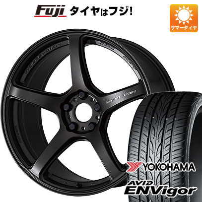 【新品国産車用5穴114.3】 夏タイヤ ホイール4本セット 235/40R19 ヨコハマ エイビッド エンビガーS321 WORK ワーク エモーション T5R 8.5J 19インチ(送料無料)