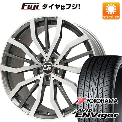 【新品国産車用5穴114.3】 夏タイヤ ホイール4本セット 225/45R19 ヨコハマ エイビッド エンビガーS321 MSW by OZ Racing MSW 49(グロスガンメタルポリッシュ) 8J 19インチ(送料無料)