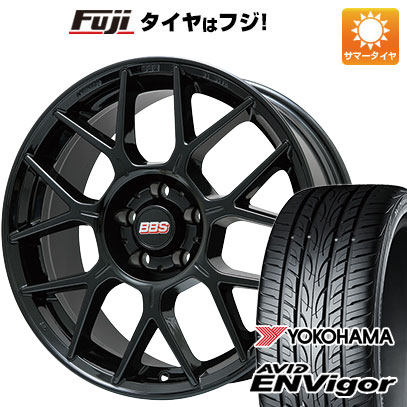 【新品国産車用5穴114.3】 夏タイヤ ホイール4本セット 245/45R19 ヨコハマ エイビッド エンビガーS321 BBS GERMANY XR グロスブラック 8.5J 19インチ(送料無料)