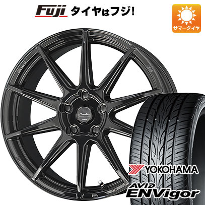 【新品国産車用5穴114.3】 夏タイヤ ホイール4本セット 225/45R18 ヨコハマ エイビッド エンビガーS321 共豊 サーキュラー C10R 8J 18インチ(送料無料)|フジ スペシャルセレクション