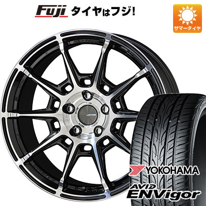 【新品国産車用5穴114.3】 夏タイヤ ホイール4本セット 235/55R18 ヨコハマ エイビッド エンビガーS321 共豊 ガレルナ レフィーノ 8J 18インチ(送料無料)
