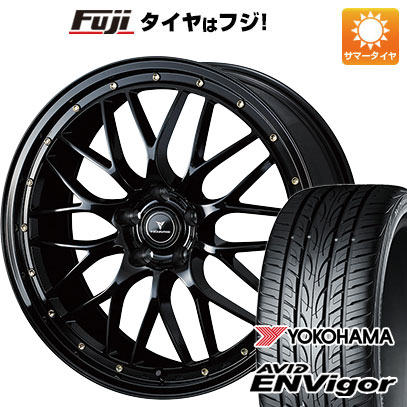 【新品国産車用5穴114.3】 夏タイヤ ホイール4本セット 225/35R19 ヨコハマ エイビッド エンビガーS321 WEDS ウェッズ ノヴァリス アセット M1 8J 19インチ(送料無料)
