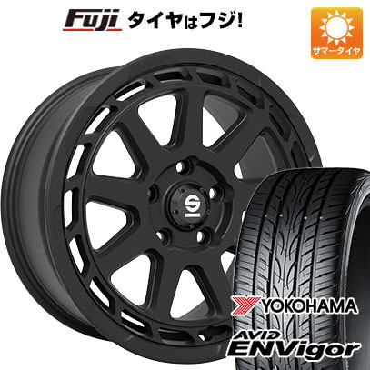 【新品国産車用5穴114.3】 夏タイヤ ホイール4本セット 225/50R18 ヨコハマ エイビッド エンビガーS321 OZ SPARCO グラベル 8J 18インチ(送料無料)