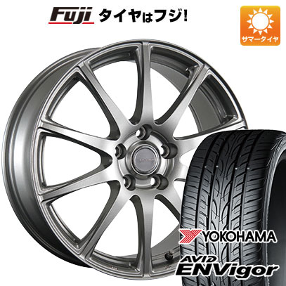 【新品国産車用5穴114.3】 夏タイヤ ホイール4本セット 225/45R18 ヨコハマ エイビッド エンビガーS321 ブリヂストン エコフォルム SE-23 7J 18インチ(送料無料)