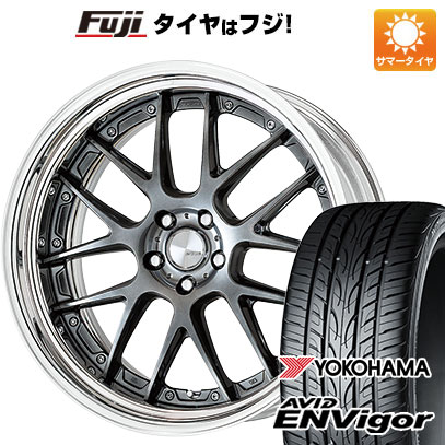 【新品国産車用5穴114.3】 夏タイヤ ホイール4本セット 245/35R21 ヨコハマ エイビッド エンビガーS321 WORK ワーク ランベック LM7 9J 21インチ(送料無料)