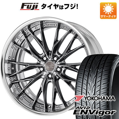 【新品国産車用5穴114.3】 夏タイヤ ホイール4本セット 245/40R19 ヨコハマ エイビッド エンビガーS321 WORK ワーク シュヴァート ブルネン 8.5J 19インチ(送料無料)