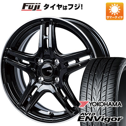 【新品国産車用5穴114.3】 夏タイヤ ホイール4本セット 225/50R18 ヨコハマ エイビッド エンビガーS321 モンツァ JPスタイル R52 7J 18インチ(送料無料)|フジ スペシャルセレクション