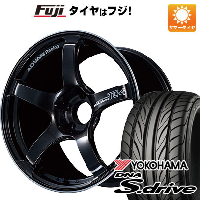 【新品 軽自動車】 夏タイヤ ホイール4本セット 165/45R16 ヨコハマ DNA Sドライブ ヨコハマ アドバンレーシング TC-4 5.5J 16インチ(送料無料)｜フジ スペシャルセレクション