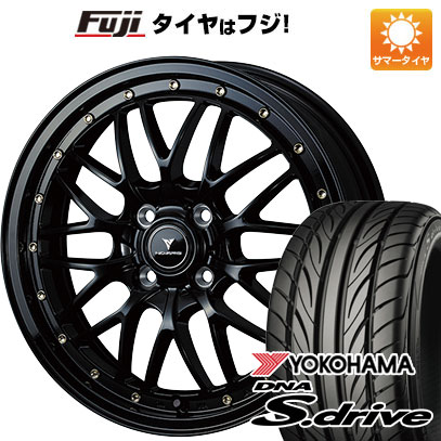【新品 軽自動車】 夏タイヤ ホイール4本セット 165/40R16 ヨコハマ DNA Sドライブ WEDS ウェッズ ノヴァリス アセット M1 5J 16インチ(送料無料)