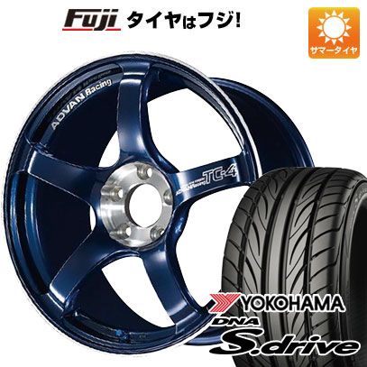 【新品 軽自動車】 夏タイヤ ホイール4本セット 165/45R16 ヨコハマ DNA Sドライブ ヨコハマ アドバンレーシング TC-4 SE 5.5J 16インチ(送料無料)|フジ スペシャルセレクション