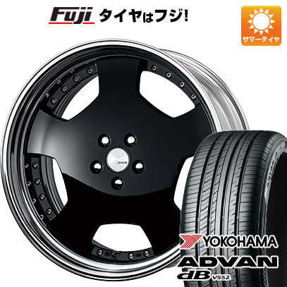 【新品】レクサスNX 2021/11- 夏タイヤ ホイール4本セット 235/50R20 ヨコハマ アドバン dB V552 WORK ワーク ランベック LDZ 20インチ(送料無料)