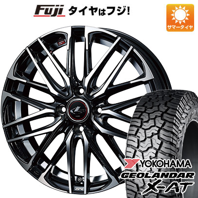 【新品 軽自動車】ハスラー 夏タイヤ ホイール4本セット 165/65R14 ヨコハマ ジオランダー X-AT G016 RBL WEDS ウェッズ レオニス SK 4.5J 14インチ(送料無料)|フジ スペシャルセレクション