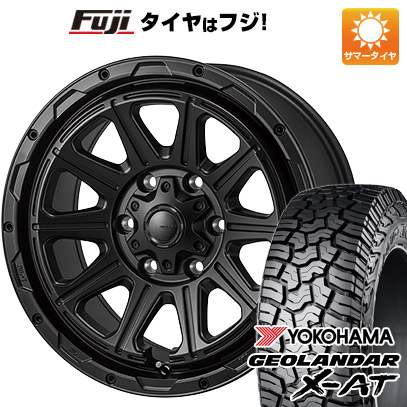 【新品】プラド/ハイラックス 夏タイヤ ホイール4本セット 265/70R17 115 T ヨコハマ ジオランダー X-AT G016 RBL モンツァ HI-BLOCK レグルス 8J 17インチ(送料無料)｜フジ スペシャルセレクション
