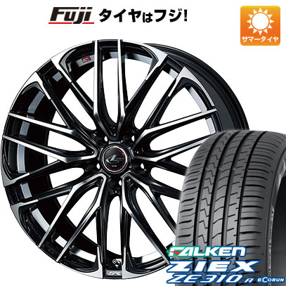 【新品国産車用5穴114.3】 夏タイヤ ホイール4本セット 225/45R18 ファルケン ジークス ZE310R エコラン(限定) WEDS ウェッズ レオニス SK 7J 18インチ(送料無料)