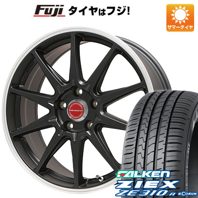 【新品国産車用5穴100】 夏タイヤ ホイール4本セット 225/40R18 ファルケン ジークス ZE310R エコラン(限定) レアマイスター LMスポーツ RS10(マットブラックリムポリッシュ) 7.5J 18インチ(送料無料)