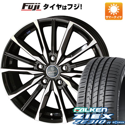 【新品】シエンタ 2015-22 夏タイヤ ホイール4本セット 185/60R15 ファルケン ジークス ZE310R エコラン(限定) 共豊 スマック ヴァルキリー 6J 15インチ(送料無料)