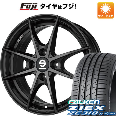 【新品国産車用4穴100】 夏タイヤ ホイール4本セット 175/65R15 ファルケン ジークス ZE310R エコラン(限定) OZ SPARCO トロフェオ 6J 15インチ(送料無料)