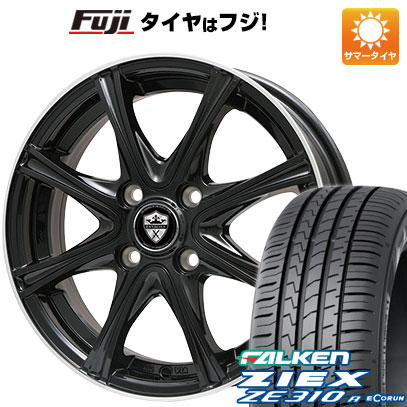 【新品】シエンタ 2015-22 夏タイヤ ホイール4本セット 185/60R15 ファルケン ジークス ZE310R エコラン(限定) エルベ エステローザ MZV ブラックリムポリッシュ 5.5J 15インチ(送料無料)