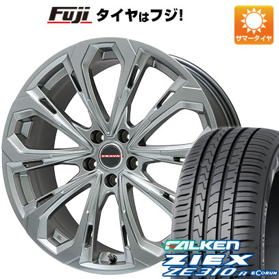 【新品国産車用5穴114.3】 夏タイヤ ホイール4本セット 225/40R18 ファルケン ジークス ZE310R エコラン(限定) ビッグウエイ レイシーン プラバ5X(クロームハイパーシルバー) 8J 18インチ(送料無料) 78,705円