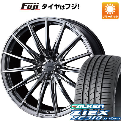 【新品国産車用5穴114.3】 夏タイヤ ホイール4本セット 225/45R18 ファルケン ジークス ZE310R エコラン(限定) WEDS ウェッズ F-ZERO FZ-4 8J 18インチ(送料無料)