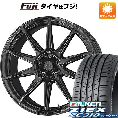 【新品国産車用4穴100】 夏タイヤ ホイール4本セット 185/65R15 ファルケン ジークス ZE310R エコラン(限定) 共豊 サーキュラー C10R 5.5J 15インチ(送料無料)