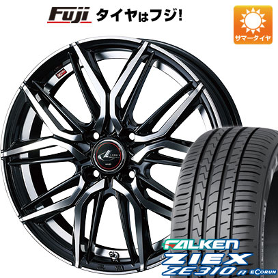 【新品国産車用4穴100】 夏タイヤ ホイール4本セット 175/65R15 ファルケン ジークス ZE310R エコラン(限定) WEDS ウェッズ レオニス LM 5.5J 15インチ(送料無料)
