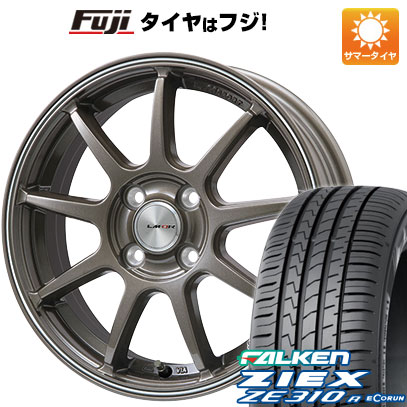 【新品】フリード 5穴/114 夏タイヤ ホイール4本セット 185/65R15 ファルケン ジークス ZE310R エコラン(限定) レアマイスター LMスポーツ LM-QR ブロンズ/ラインポリッシュ 6J 15インチ(送料無料)