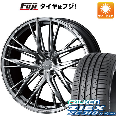 【新品国産車用5穴114.3】 夏タイヤ ホイール4本セット 225/45R18 ファルケン ジークス ZE310R エコラン(限定) WEDS ウェッズ F-ZERO FZ-5 8J 18インチ(送料無料)