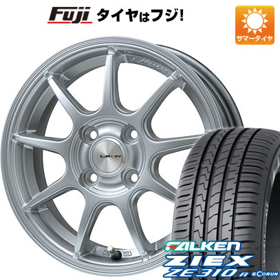 【新品国産車用4穴100】 夏タイヤ ホイール4本セット 185/60R15 ファルケン ジークス ZE310R エコラン(限定) レアマイスター LMスポーツ LM-QR ハイパーシルバー 6J 15インチ(送料無料)