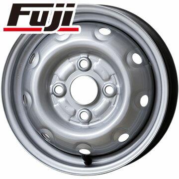 ホイール4本セット TG4 6PR 145/80R12 145R12 ELBE E46 3.5J 3.50-12 DUNLOP 12インチ スチール 送料無料 グラントレック オリジナル タイヤはフジ サマータイヤ エルベ