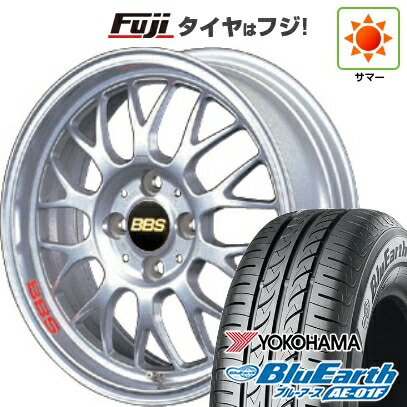 【新品国産車用4穴100】 夏タイヤ ホイール4本セット 185/55R16 ヨコハマ ブルーアース AE-01F BBS JAPAN RG-F 6.5J 16インチ(送料無料)