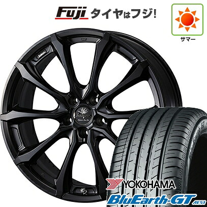 【新品国産車用4穴100】 夏タイヤ ホイール4本セット 185/55R16 ヨコハマ ブルーアース GT AE51 WEDS ウェッズ クレンツェ ヴェルサム 030EVO 6.5J 16インチ(送料無料)｜フジ スペシャルセレクション