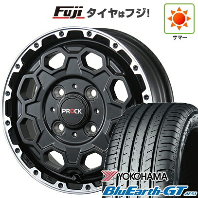 【新品国産車用4穴100】 夏タイヤ ホイール4本セット 185/65R14 ヨコハマ ブルーアース GT AE51 ブレスト バーンズテック プロックストリーム 5J 14インチ(送料無料)