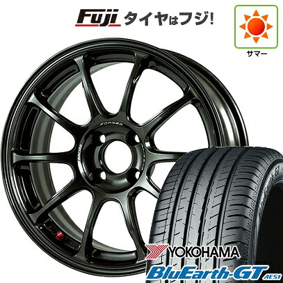 【新品国産車用4穴100】 夏タイヤ ホイール4本セット 185/65R15 ヨコハマ ブルーアース GT AE51 RAYS レイズ ボルクレーシング ZE40 6J 15インチ(送料無料)｜フジ スペシャルセレクション