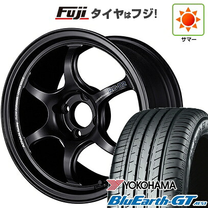 【新品国産車用4穴100】 夏タイヤ ホイール4本セット 185/55R16 ヨコハマ ブルーアース GT AE51 ヨコハマ アドバンレーシング RG-D2 5.5J 16インチ(送料無料)
