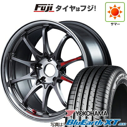 【新品】ライズ/ロッキー（ガソリン） 夏タイヤ ホイール4本セット 195/60R17 ヨコハマ ブルーアース XT AE61 RAYS レイズ ボルクレーシング CE28N-plus SL 7J 17インチ(送料無料)