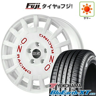 【新品】ライズ/ロッキー(ガソリン) 夏タイヤ ホイール4本セット 195/65R16 ヨコハマ ブルーアース XT AE61 OZ ラリーレーシング 6.5J 16インチ(送料無料)