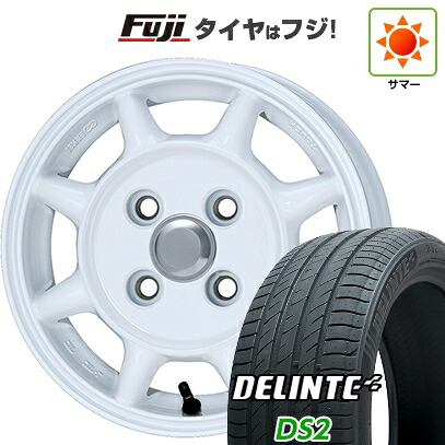 【新品 軽自動車】N-BOX タント スペーシア 夏タイヤ ホイール4本セット 155/65R14 デリンテ DS2(限定) ENKEI エンケイ SAM タフ 5J 14インチ(送料無料)