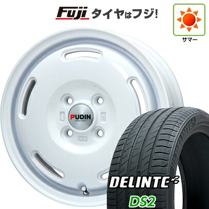 【新品 軽自動車】エブリイワゴン 夏タイヤ ホイール4本セット 165/60R14 デリンテ DS2(限定) プレミックス プディン(ホワイト) 4.5J 14インチ(送料無料)
