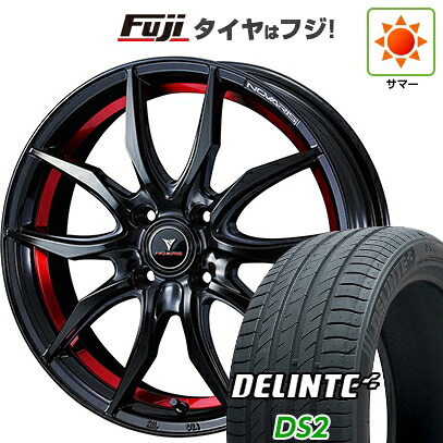 【新品 軽自動車】エブリイワゴン 夏タイヤ ホイール4本セット 165/60R14 デリンテ DS2(限定) WEDS ウェッズ ノヴァリス ローグ VF 4.5J 14インチ(送料無料)