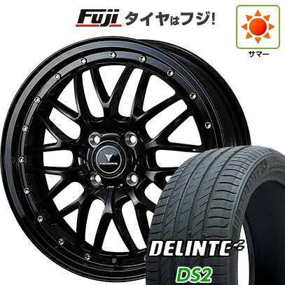 【新品 軽自動車】タフト ソリオ 夏タイヤ ホイール4本セット 165/65R15 デリンテ DS2(限定) WEDS ウェッズ ノヴァリス アセット M1 4.5J 15インチ(送料無料)｜フジ スペシャルセレクション