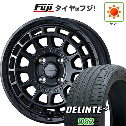 【新品 軽自動車】タフト ソリオ 夏タイヤ ホイール4本セット 165/65R15 デリンテ DS2(限定) WEDS ウェッズアドベンチャー マッドヴァンス X タイプF 4.5J 15インチ(送料無料)｜フジ スペシャルセレクション