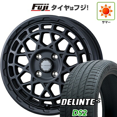 【新品 軽自動車】N-BOX タント スペーシア 夏タイヤ ホイール4本セット 155/65R14 デリンテ DS2(限定) WEDS ウェッズアドベンチャー マッドヴァンス X タイプM 4.5J 14インチ(送料無料)