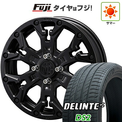 【新品 軽自動車】エブリイワゴン 夏タイヤ ホイール4本セット 165/60R14 デリンテ DS2(限定) クリムソン マーテルギア(MG) ゴーレム Jr 4.5J 14インチ(送料無料)|フジ スペシャルセレクション