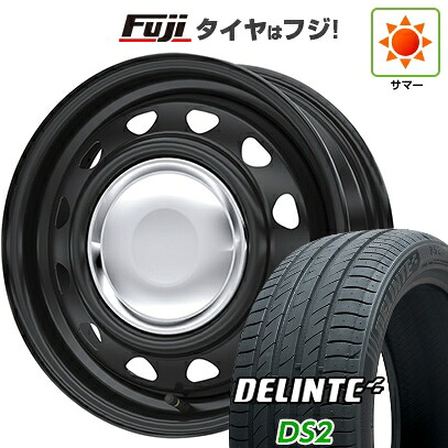 【新品 軽自動車】N-BOX タント スペーシア 夏タイヤ ホイール4本セット 155/65R14 デリンテ DS2(限定) WEDS ウェッズ スチールホイル ネオキャロ 4.5J 14インチ(送料無料)