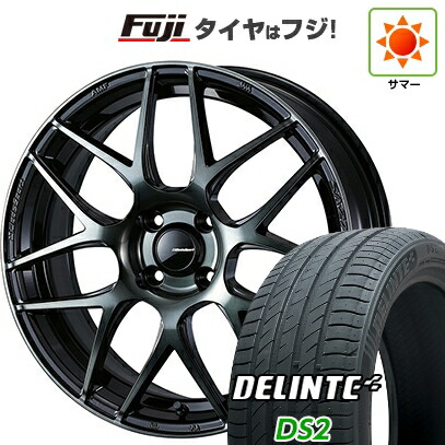【新品 軽自動車】タフト ソリオ 夏タイヤ ホイール4本セット 165/65R15 デリンテ DS2(限定) WEDS ウェッズスポーツ SA-27R 5J 15インチ(送料無料)