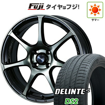【新品国産車用4穴100】 夏タイヤ ホイール4本セット 185/65R15 デリンテ DS2(限定) WEDS ウェッズ ウェッズスポーツ SA-75R 6J 15インチ(送料無料)|フジ スペシャルセレクション