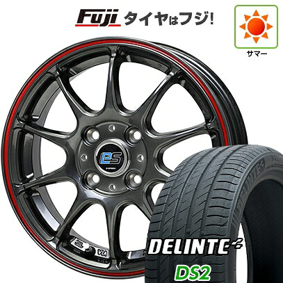 【新品国産車用4穴100】 夏タイヤ ホイール4本セット 185/60R15 デリンテ DS2(限定) ホットスタッフ ジースピード es-01 5.5J 15インチ(送料無料)|フジ スペシャルセレクション