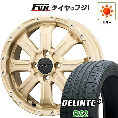 【新品 軽自動車】タフト ソリオ 夏タイヤ ホイール4本セット 165/65R15 デリンテ DS2(限定) RAYS レイズ デイトナ FDX-K コレクション 5J 15インチ(送料無料)